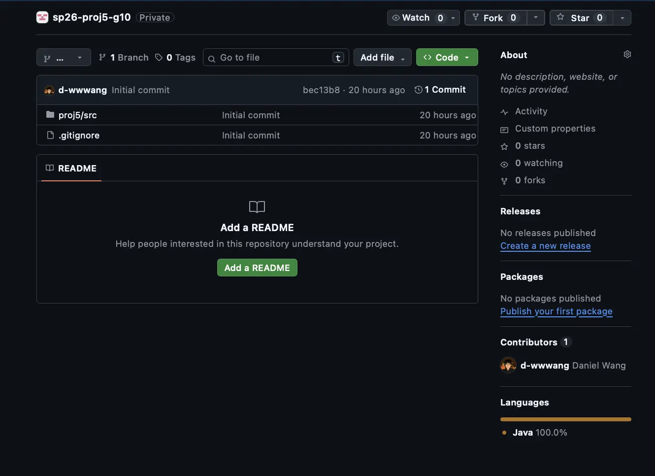 Github repo proof