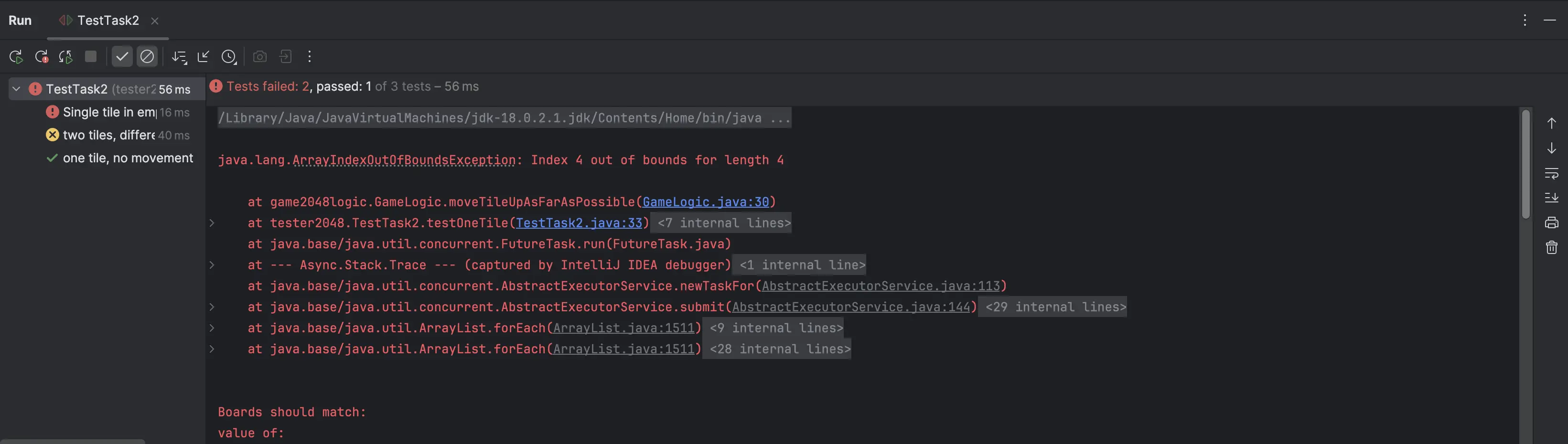TestTask2-fail