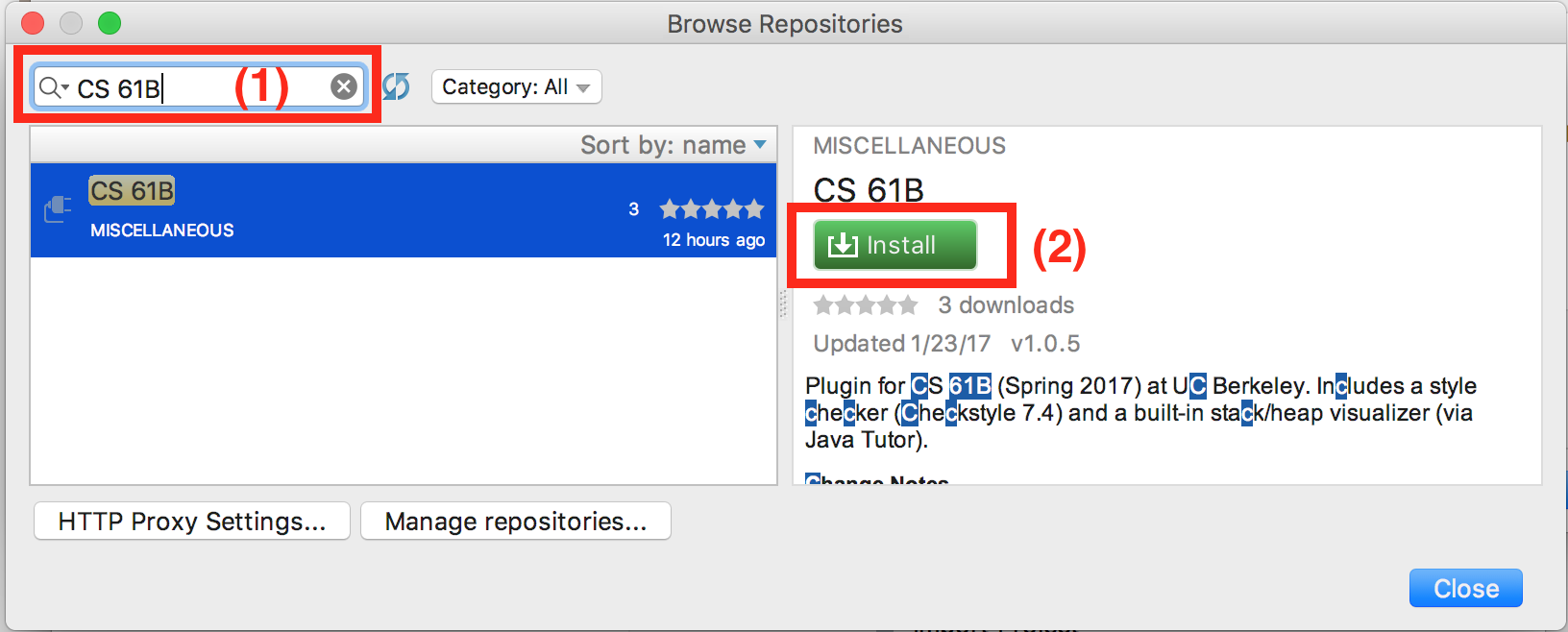 Browse Repositories